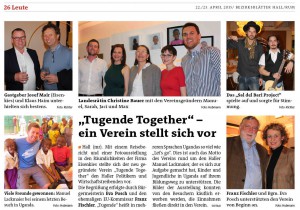 Tugende Together - Bericht Bezirksblatt